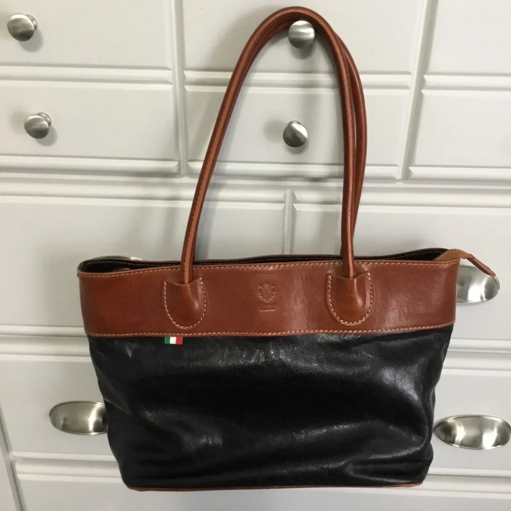 Italian Leather FLORENCE Made in Italy Handbag Shoulder Bag